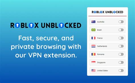 roblox vpn unblocked